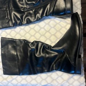 Style & Co New Womens Black Zip Boots 3/4 Heel